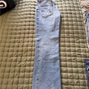 Ag Adriano Goldschmied Light Blue “Kora” Wide Leg Jeans